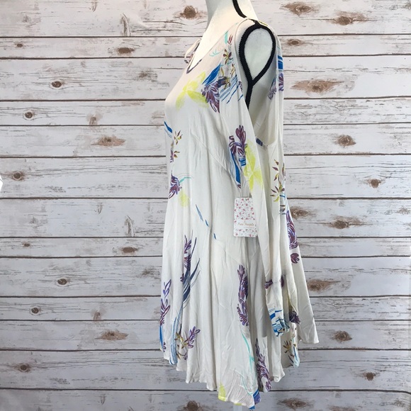 NWT Free People Floral Clear Skies Tunic Dress - Picture 4 of 8
